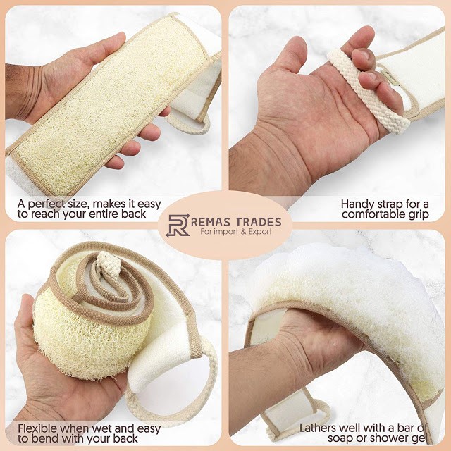 Wholesale Bath Loofah Exfoliating Sponge Back Scrubber Shower